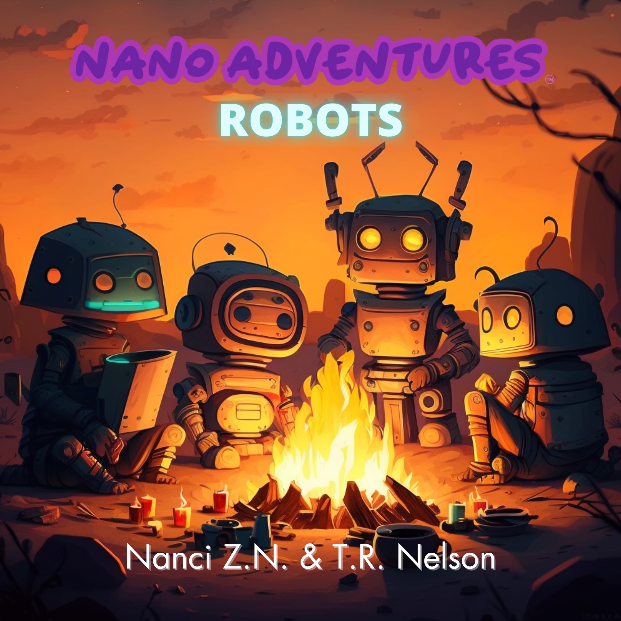 Front cover of Nano Adventures - Robots